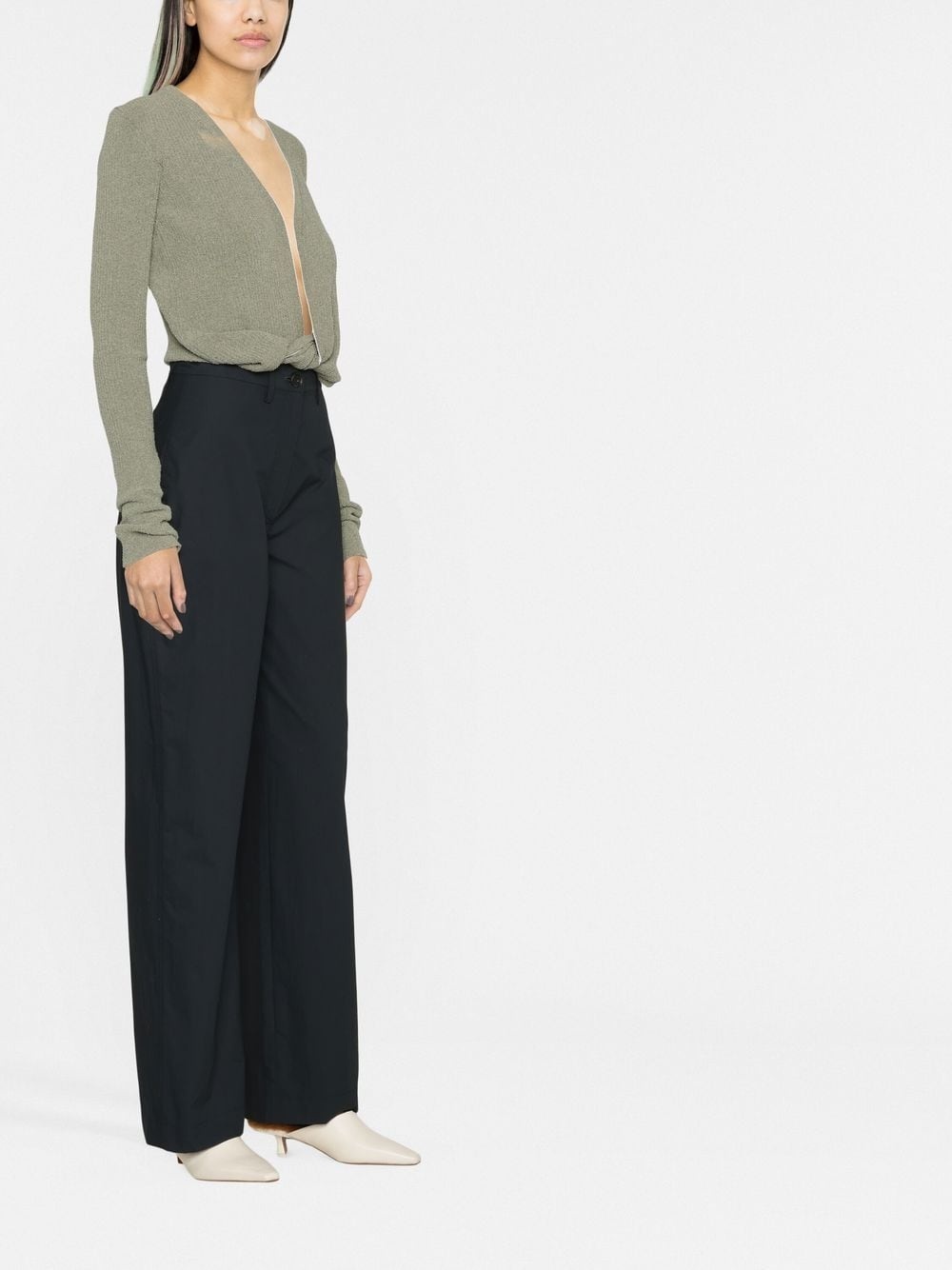 straight-leg trousers - 3