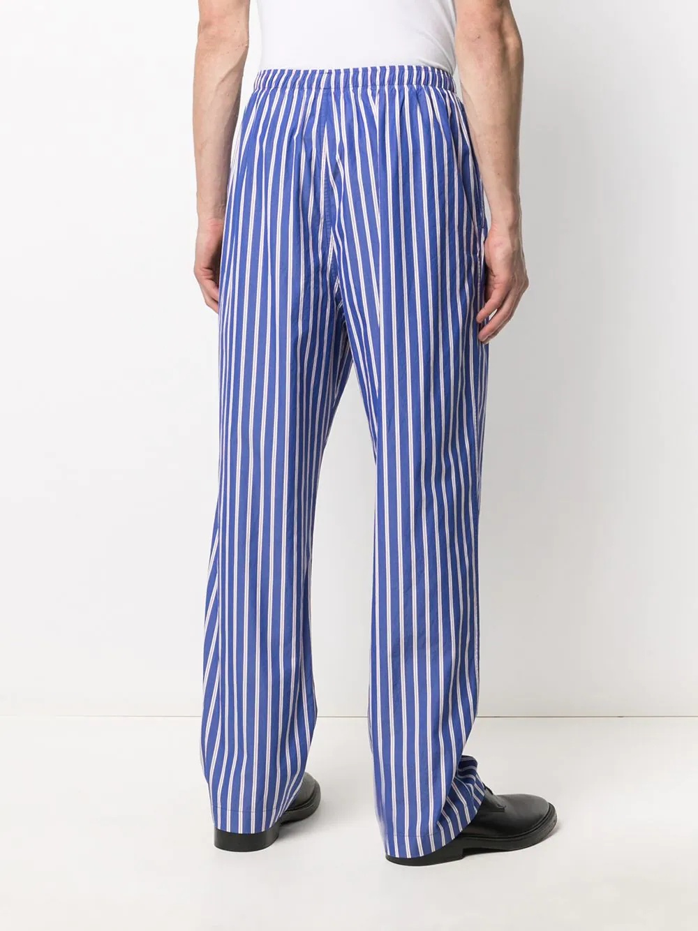 striped pyjama-style trousers - 4