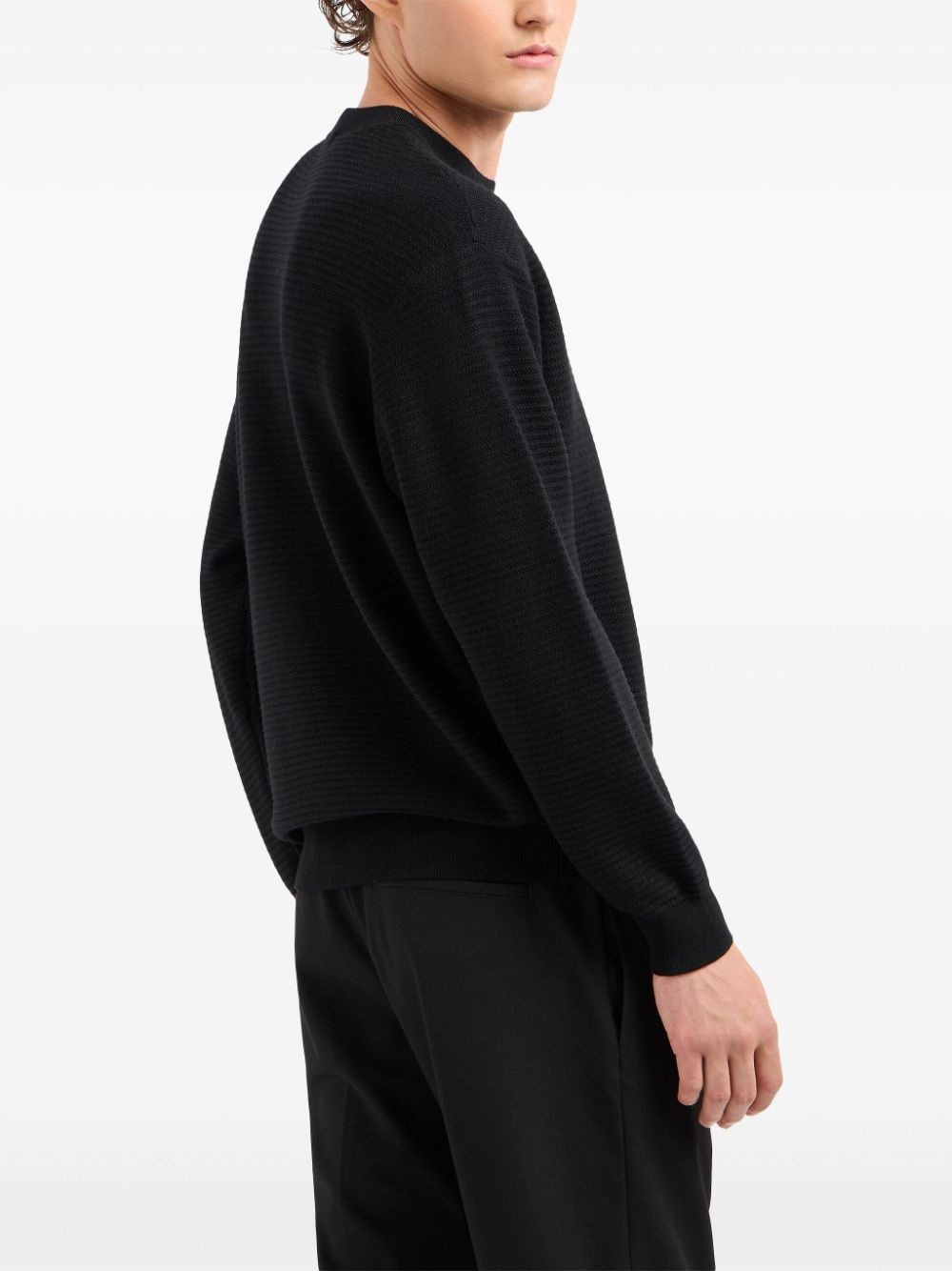 appliqué-logo jumper - 3