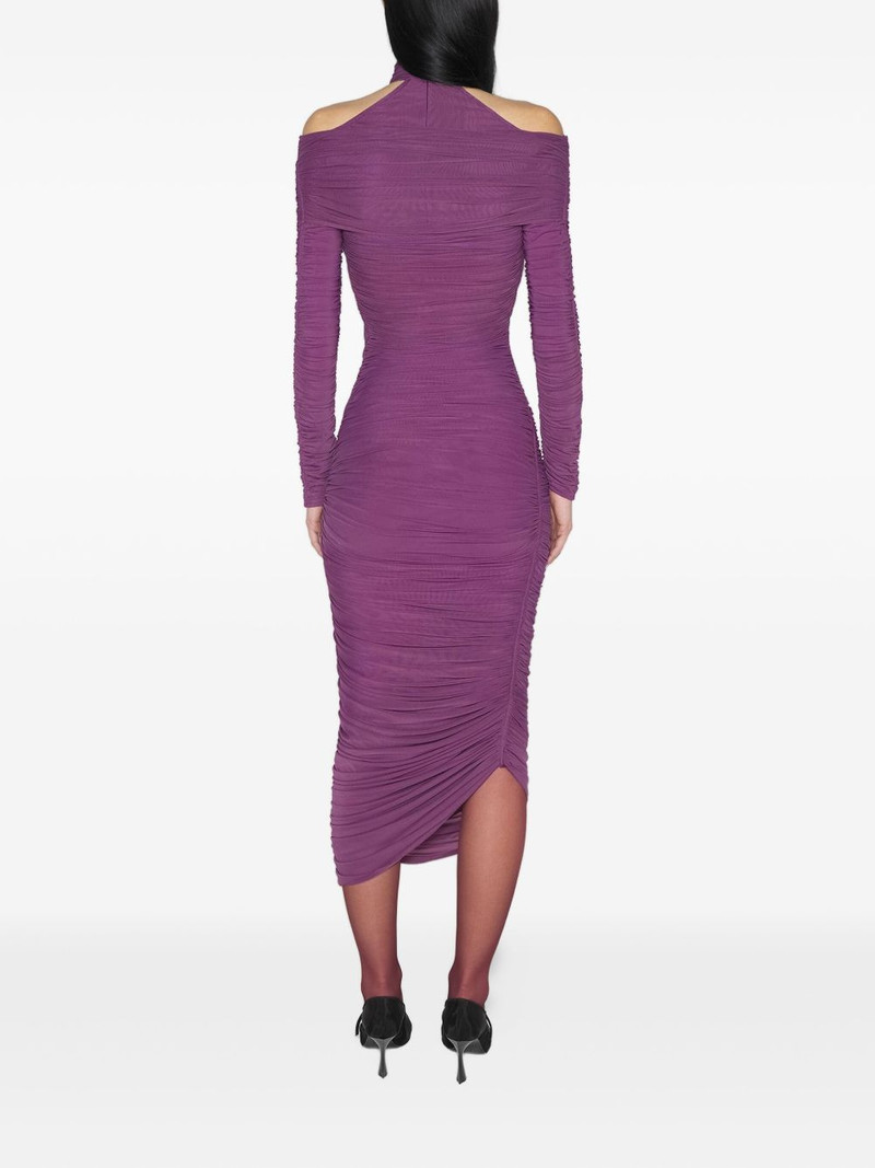 draped midi dress 3