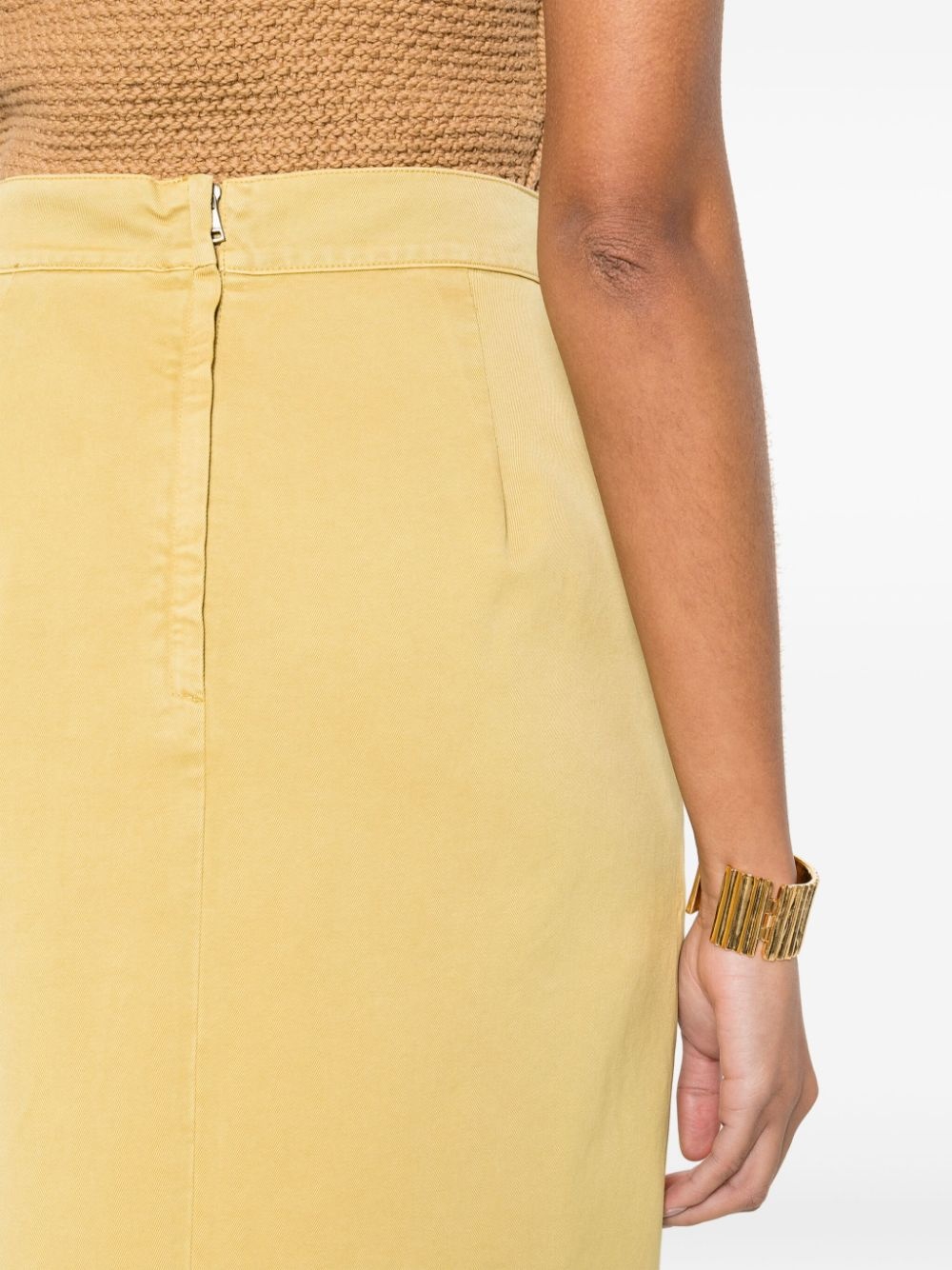 Denver midi twill skirt - 5