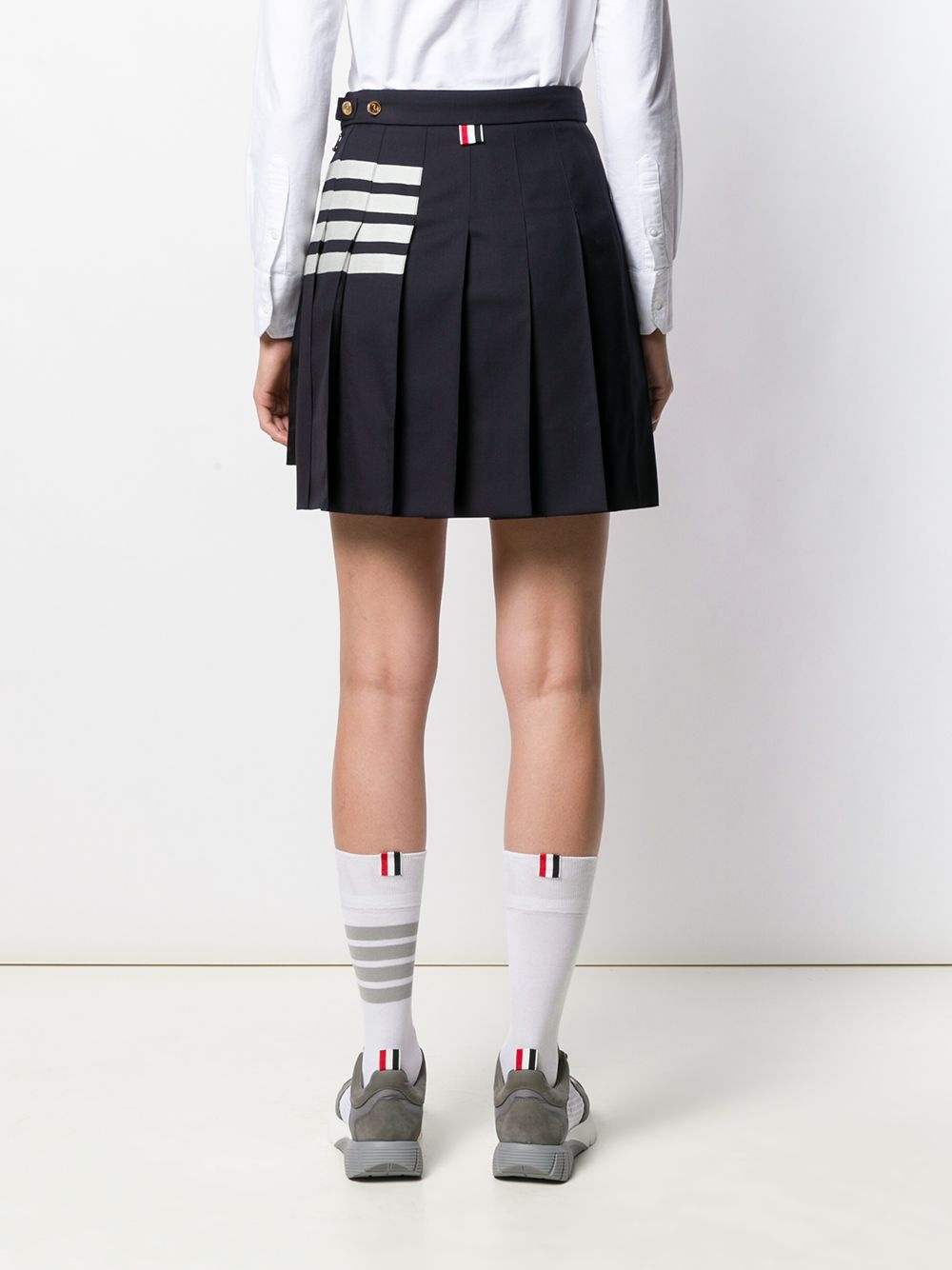 4bar wool skirt - 4