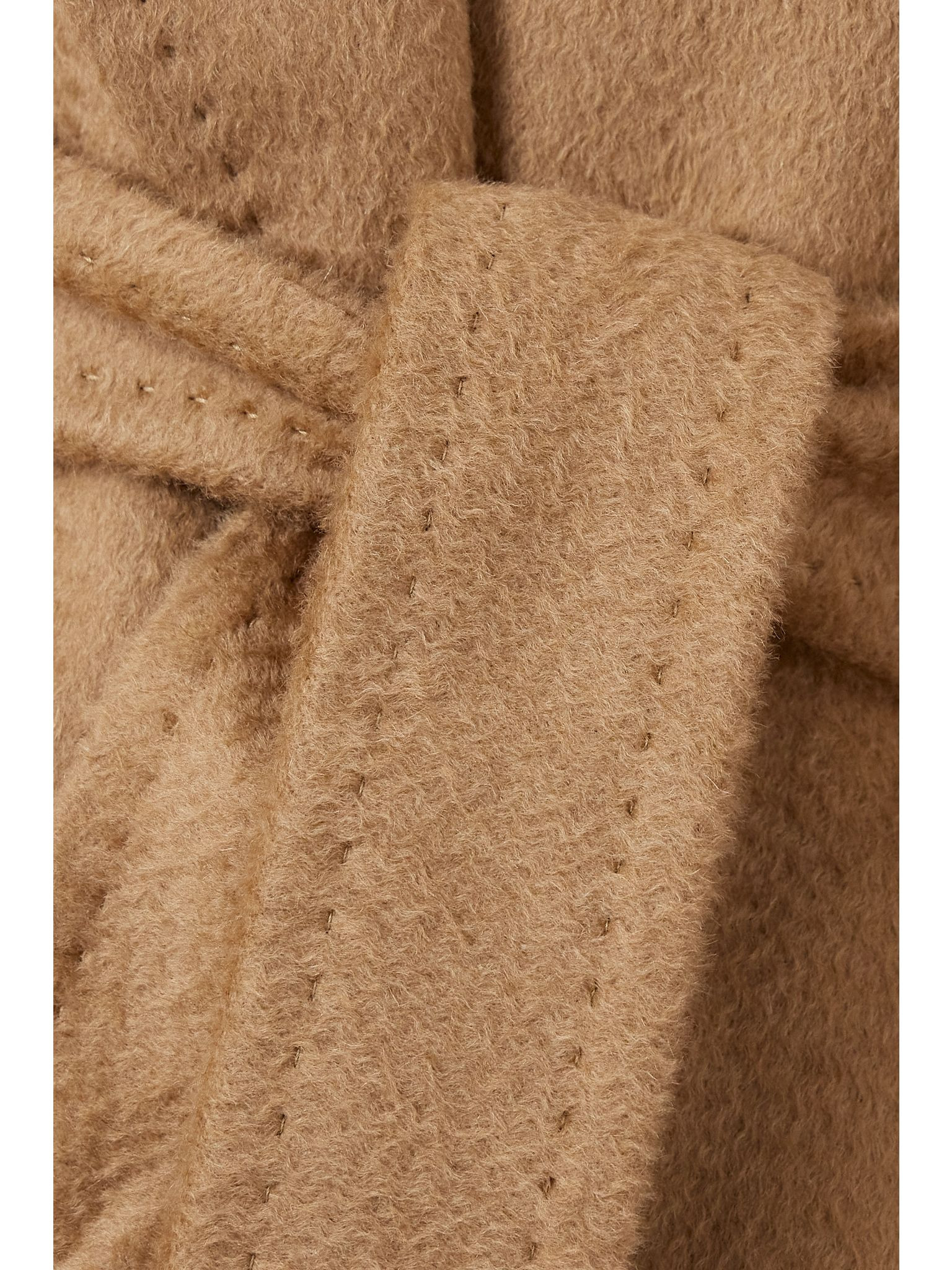 Manuela Icon belted camel hair coat Camel - 5