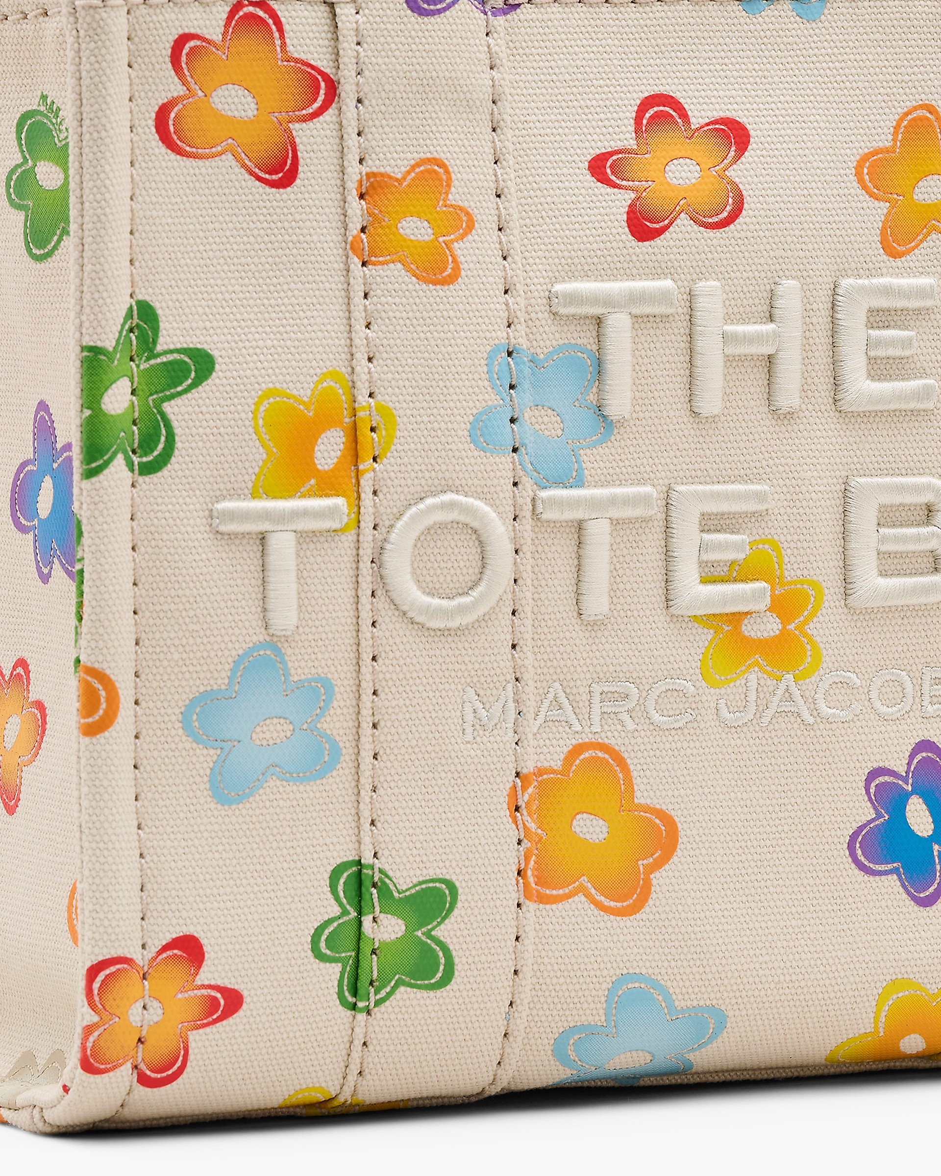 THE WILD DAISY CANVAS SMALL TOTE BAG - 5