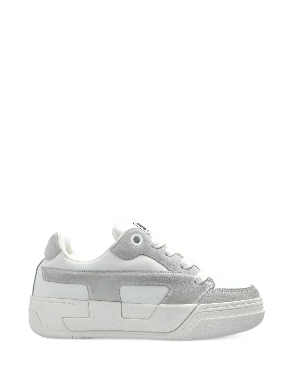 Panelled low sneakers - 1