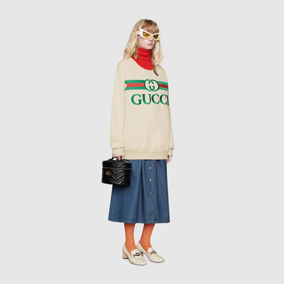 GUCCI Oversize sweatshirt with Gucci logo outlook