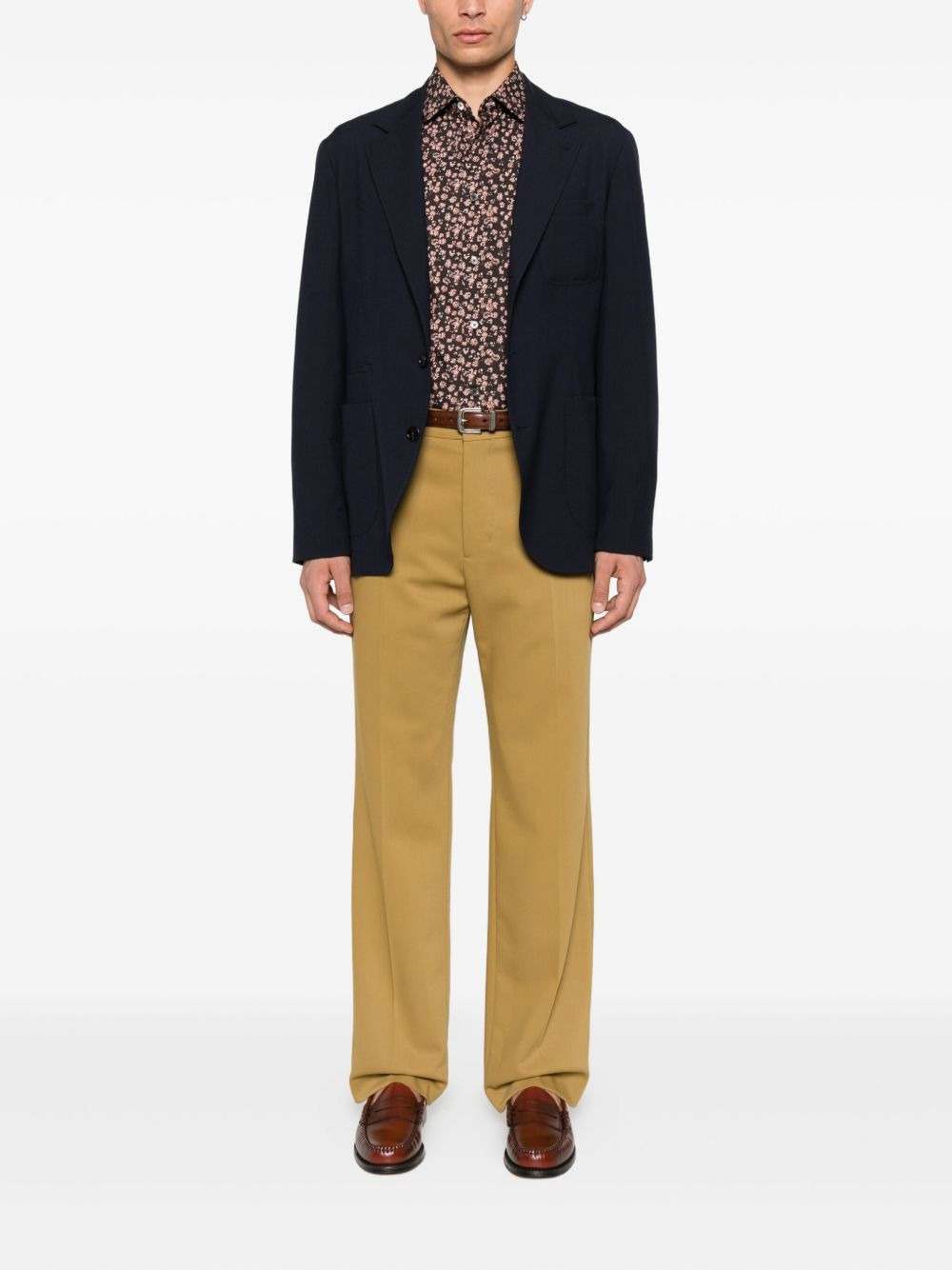 floral-print shirt - 2