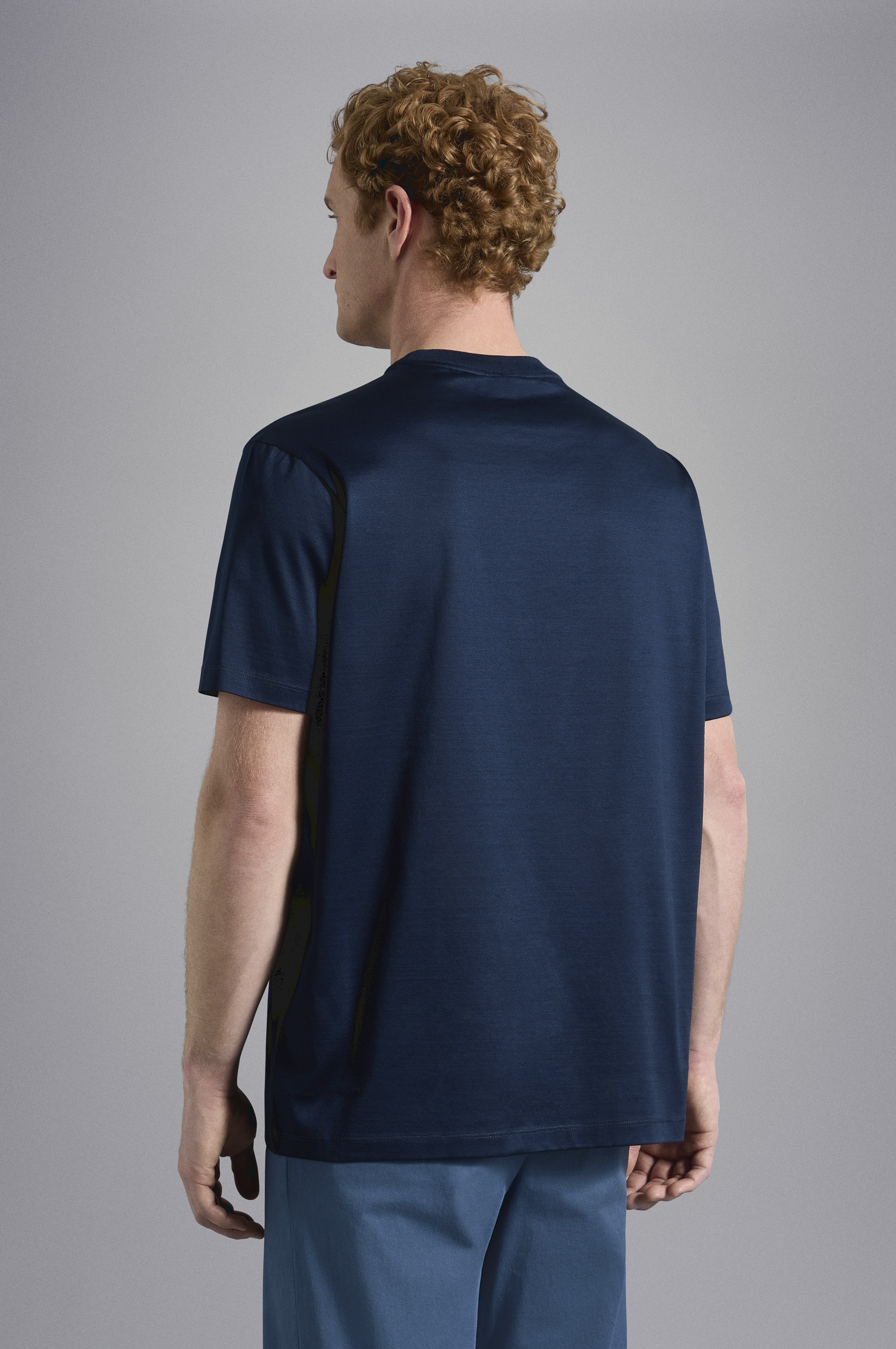 COTTON T-SHIRT WITH EMBROIDERED LOGO - 3