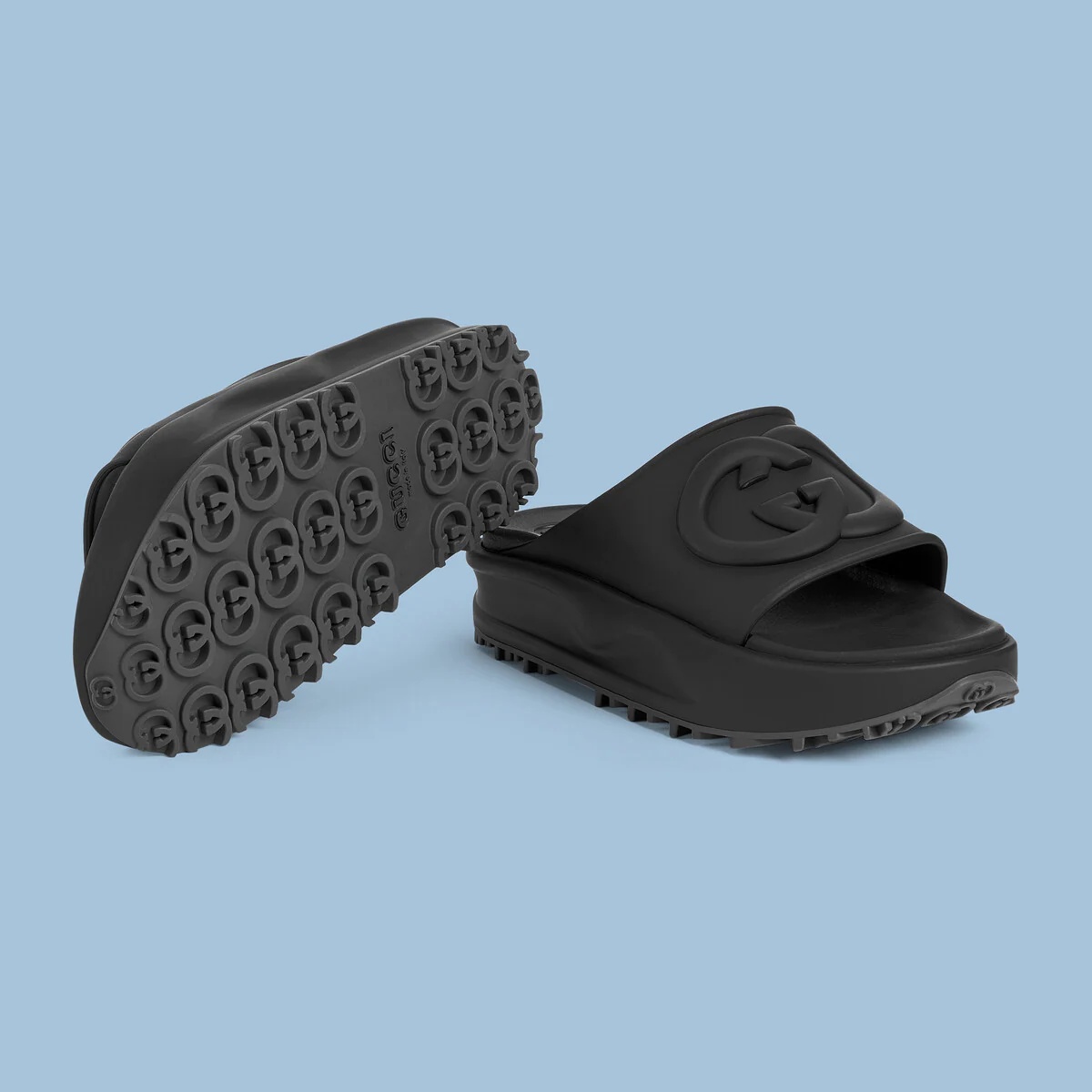 Men's Interlocking G slide sandal - 6