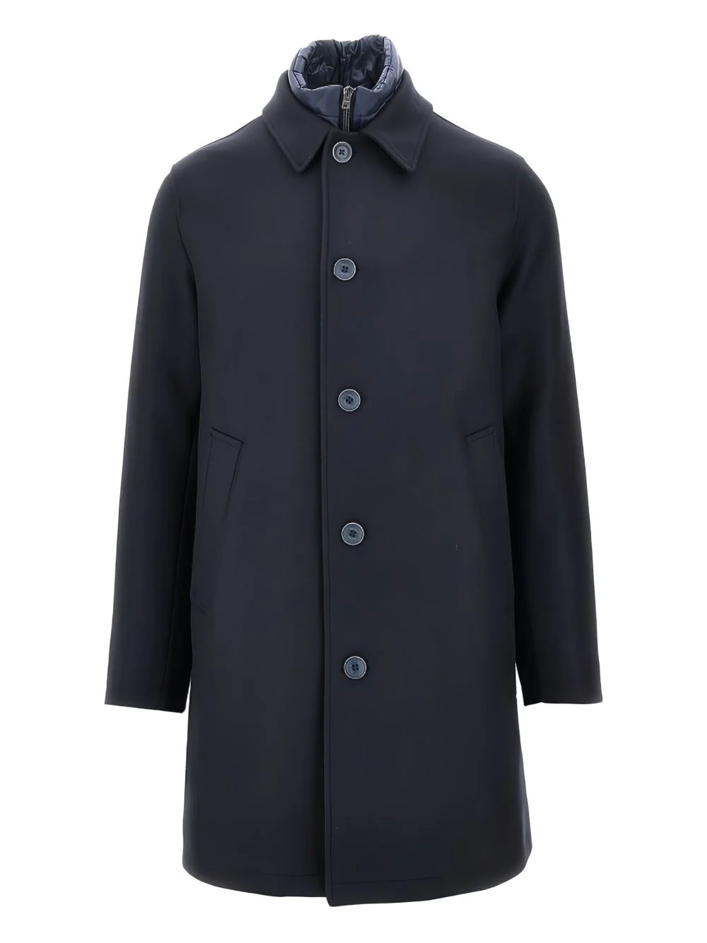 single-breasted coat - 1