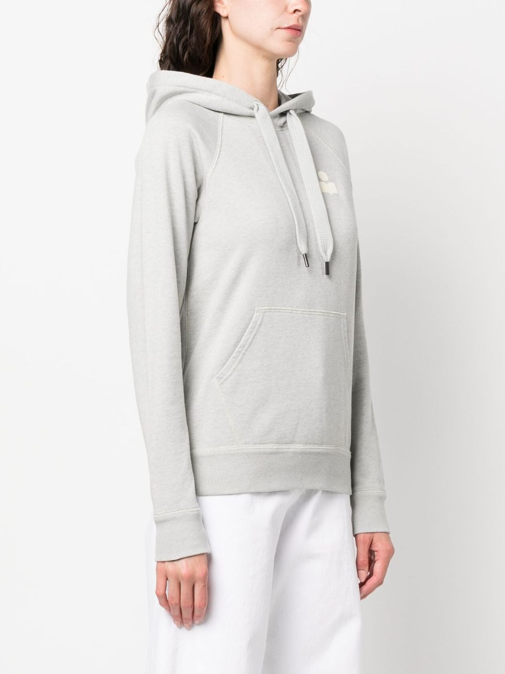 Malibu flocked-logo hoodie - 3