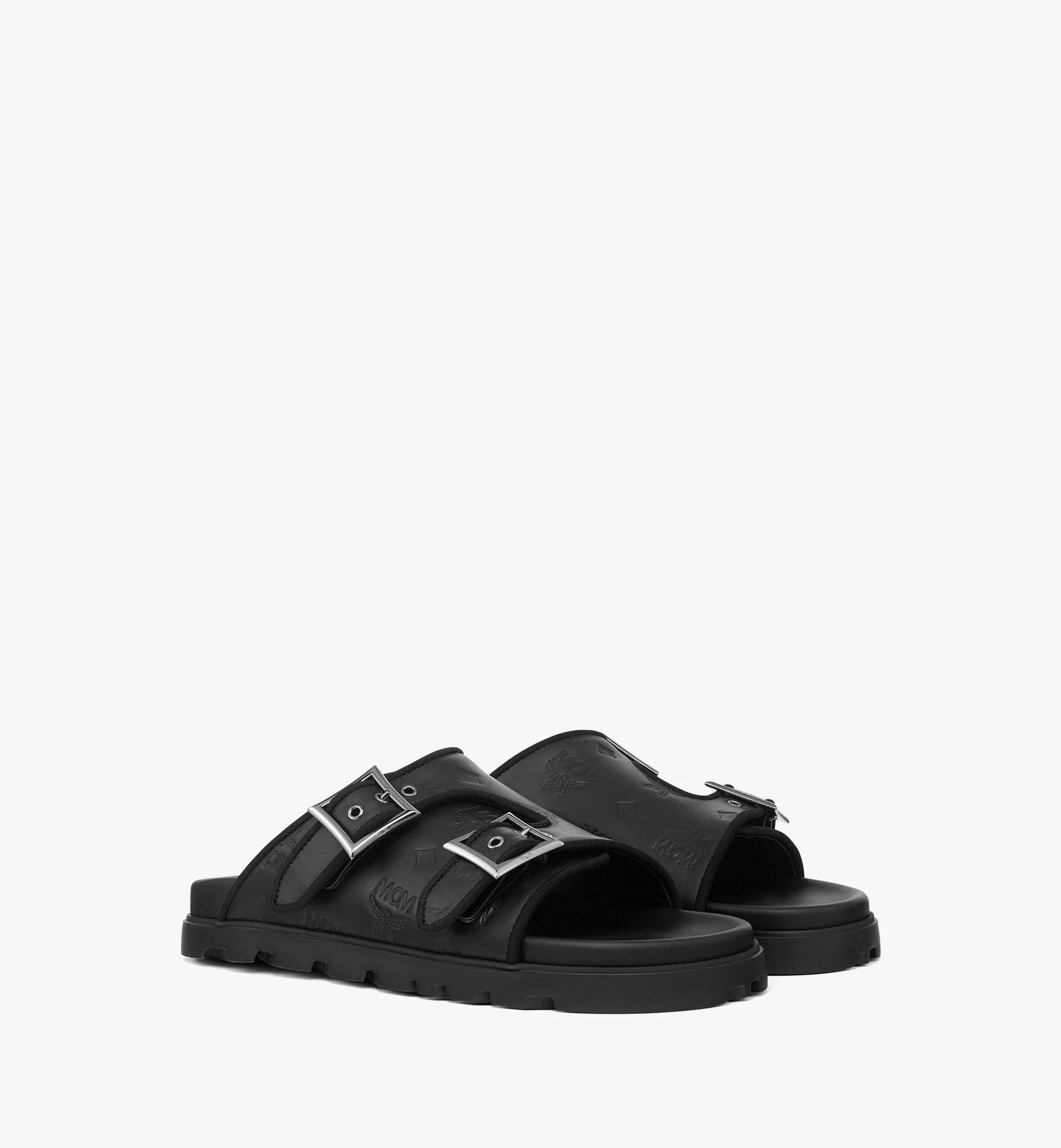 Sandals in Embossed Monogram Leather - 1