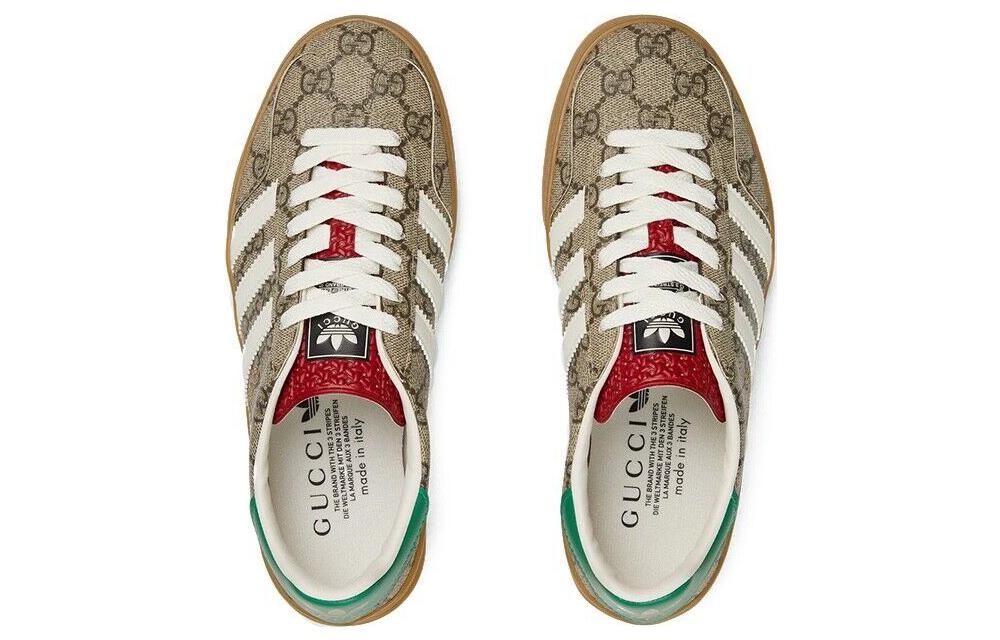 (WMNS) adidas x Gucci Gazelle 'Beige White' 715217-FAAR3-9751 - 4