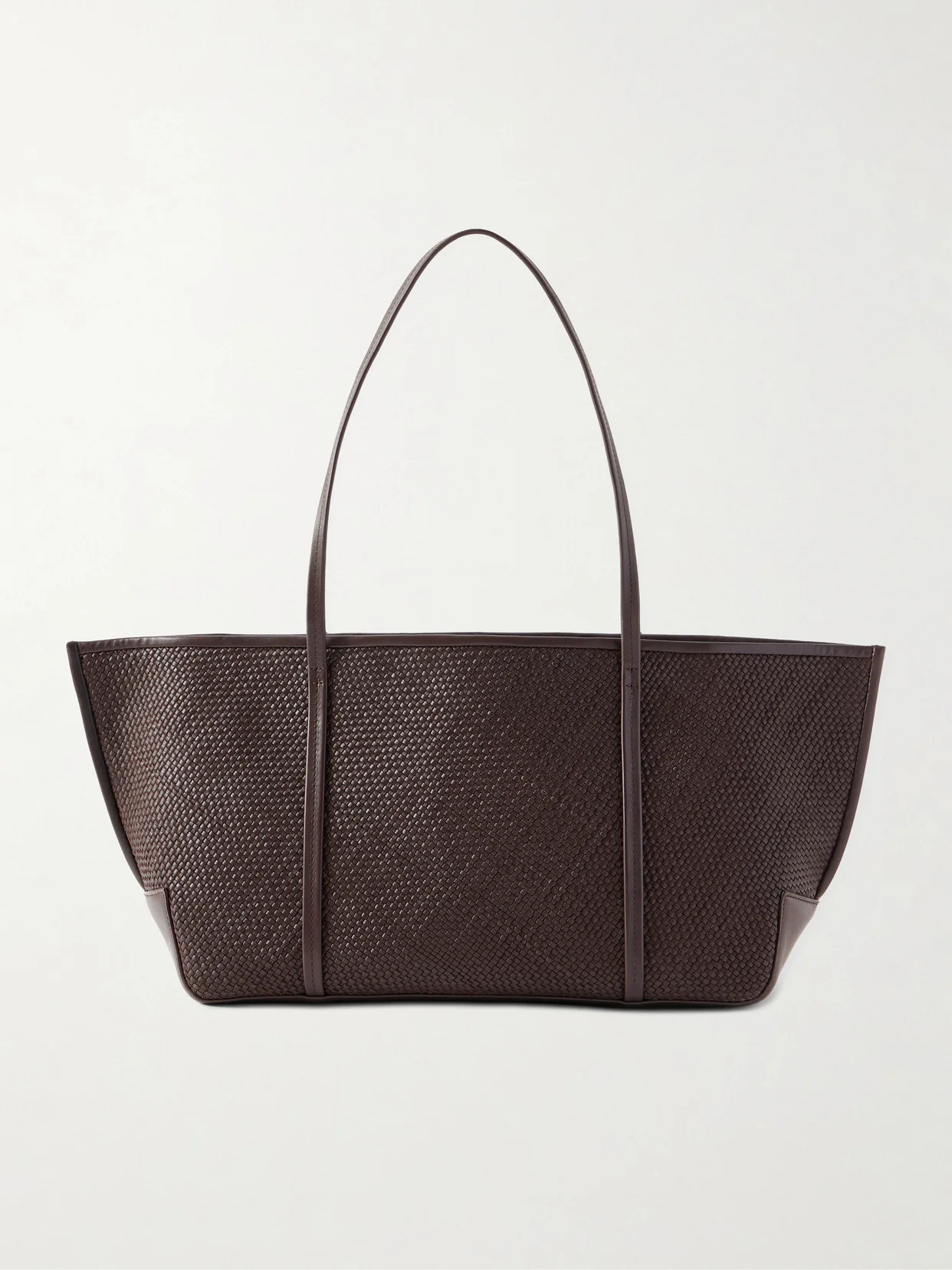 Bateau Woven Leather Tote Bag - 1