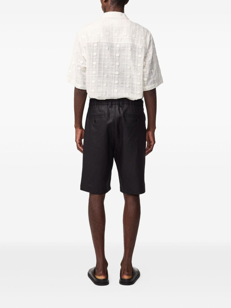 darted linen shorts 3