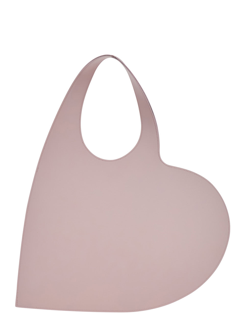 Coperni Women 'Heart' Pink Shoulder Bag With Logo Print In Leather Woman - 4