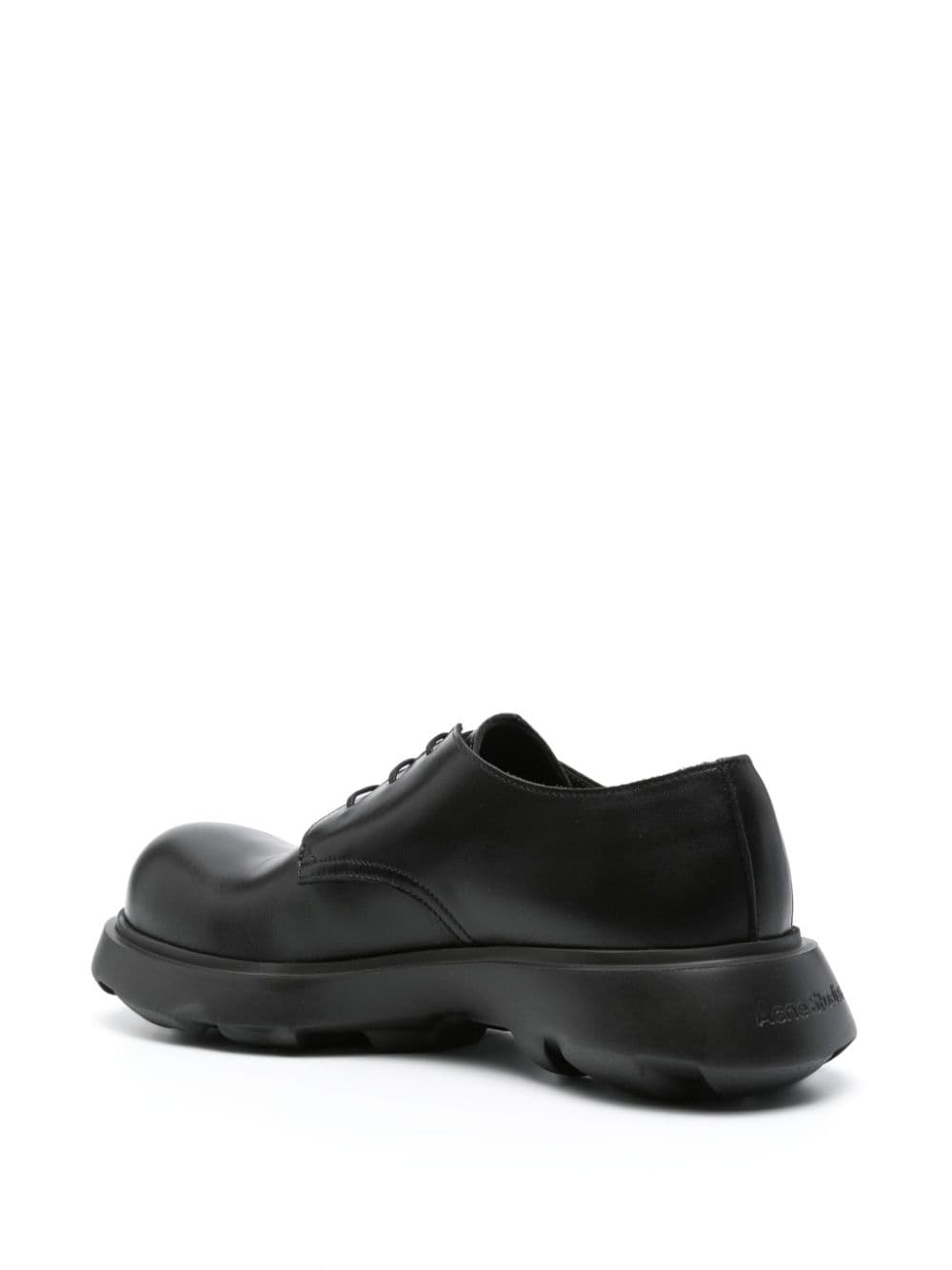 leather derby shoes - 3
