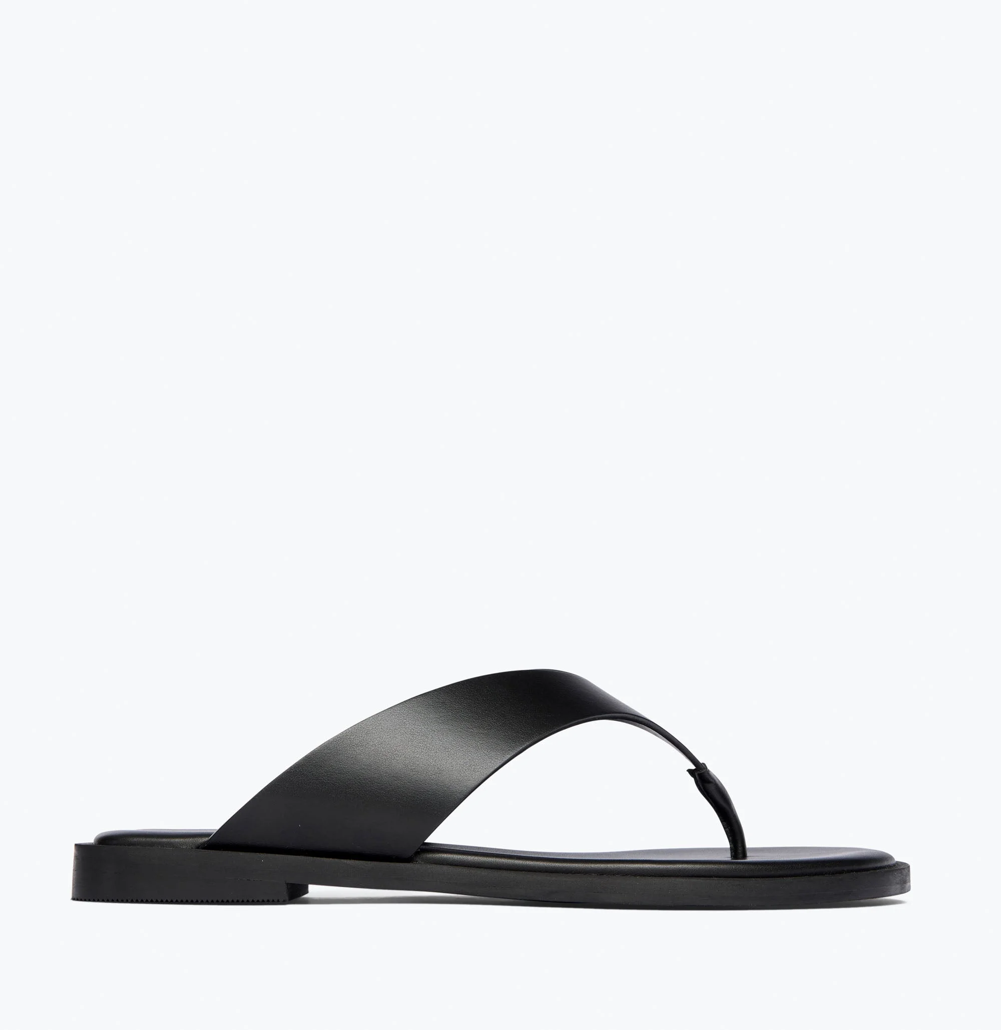 HALLE LEATHER THONG SANDAL - 1