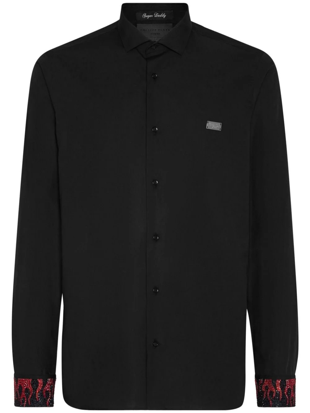 Sugar Daddy flame-trim shirt - 1