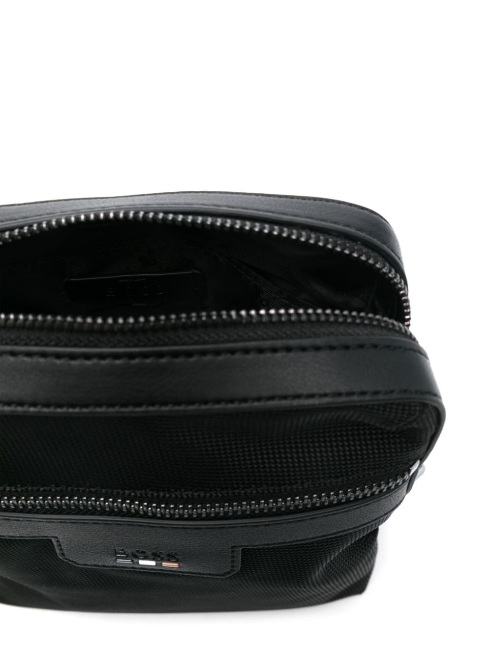 logo-debossed messenger bag - 5
