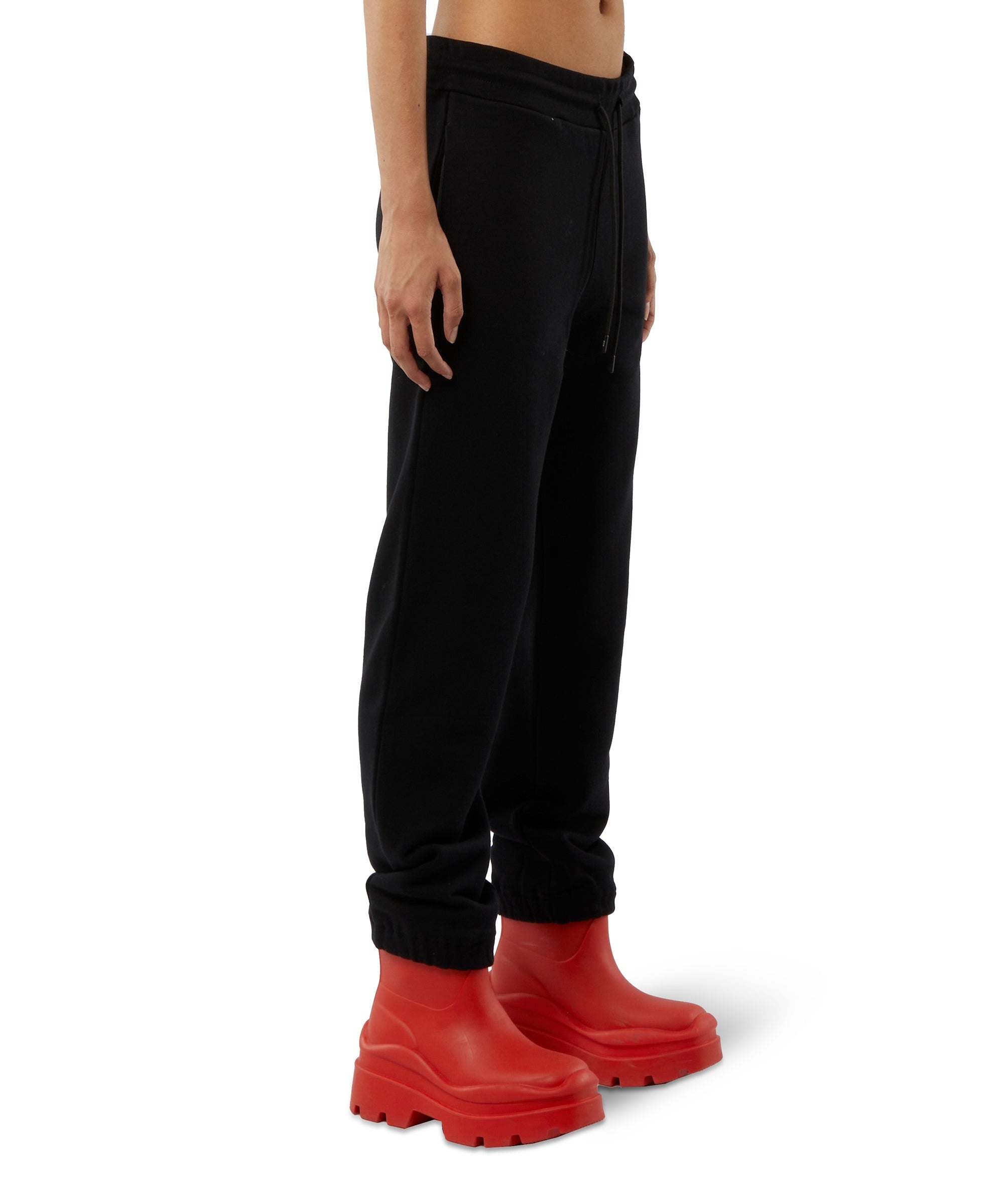 Track pants with high waist and drawstring - 4