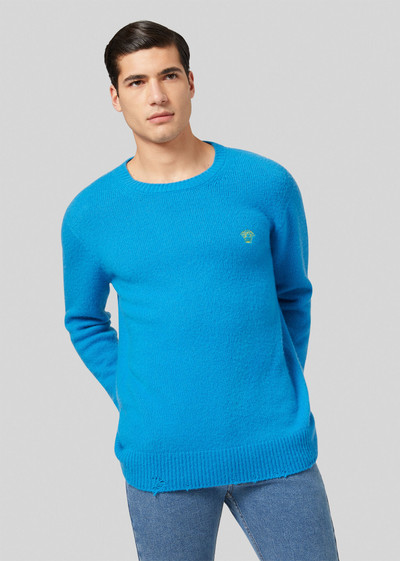 VERSACE Embroidered Medusa Cashmere Blend Sweater outlook