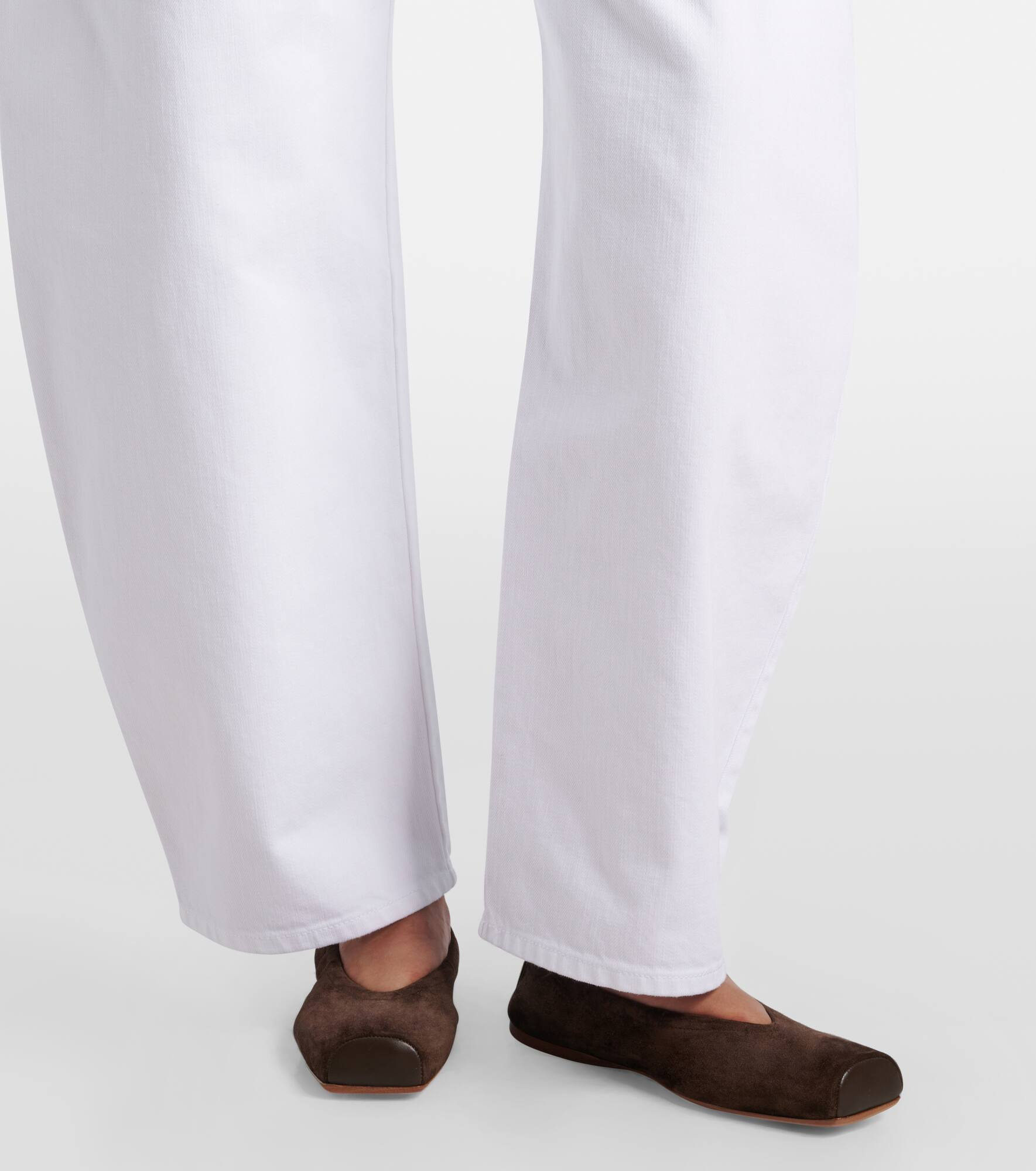Mid-rise barrel-leg jeans - 5