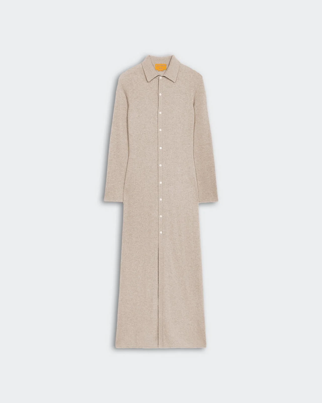 Showtime Shirt Dress In Cashmere - 1