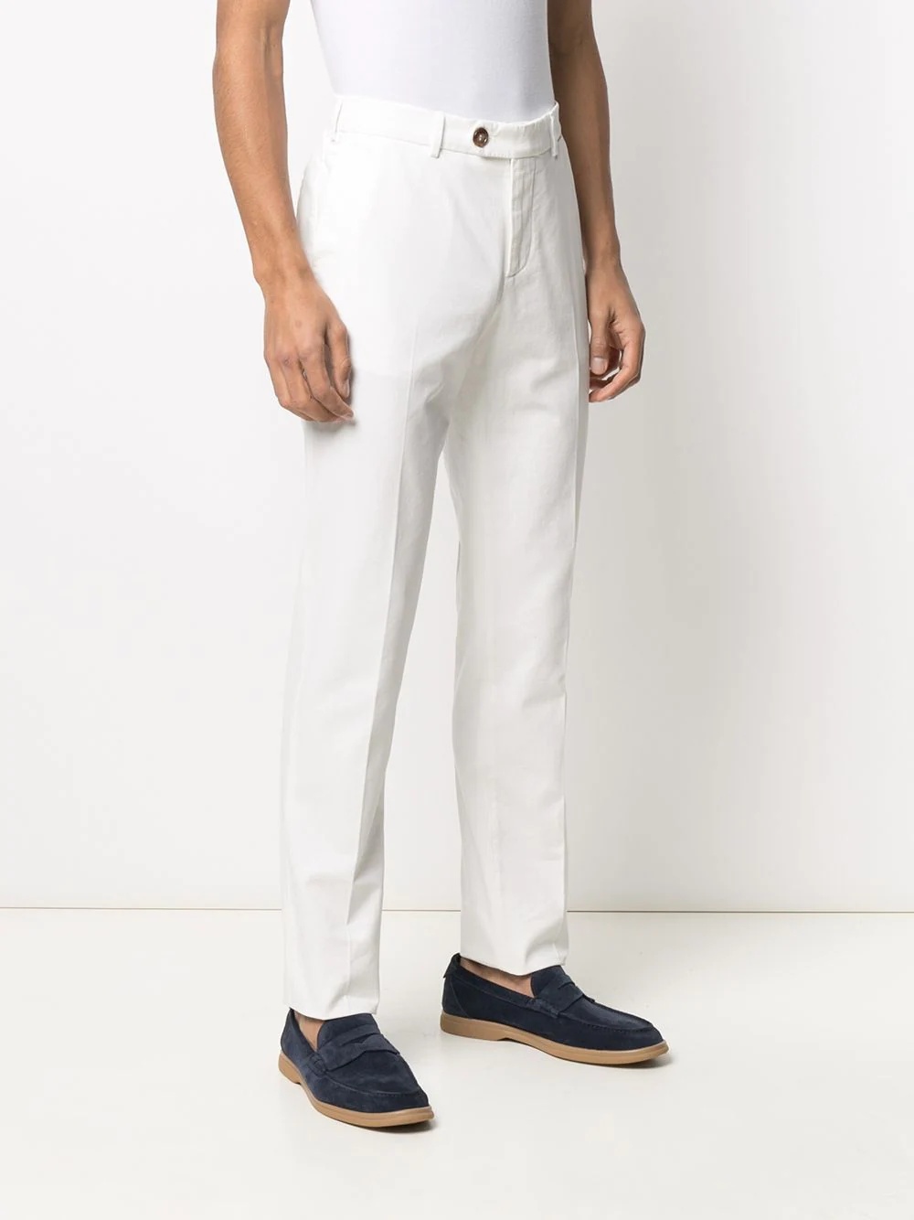 slim-fit chino trousers - 3