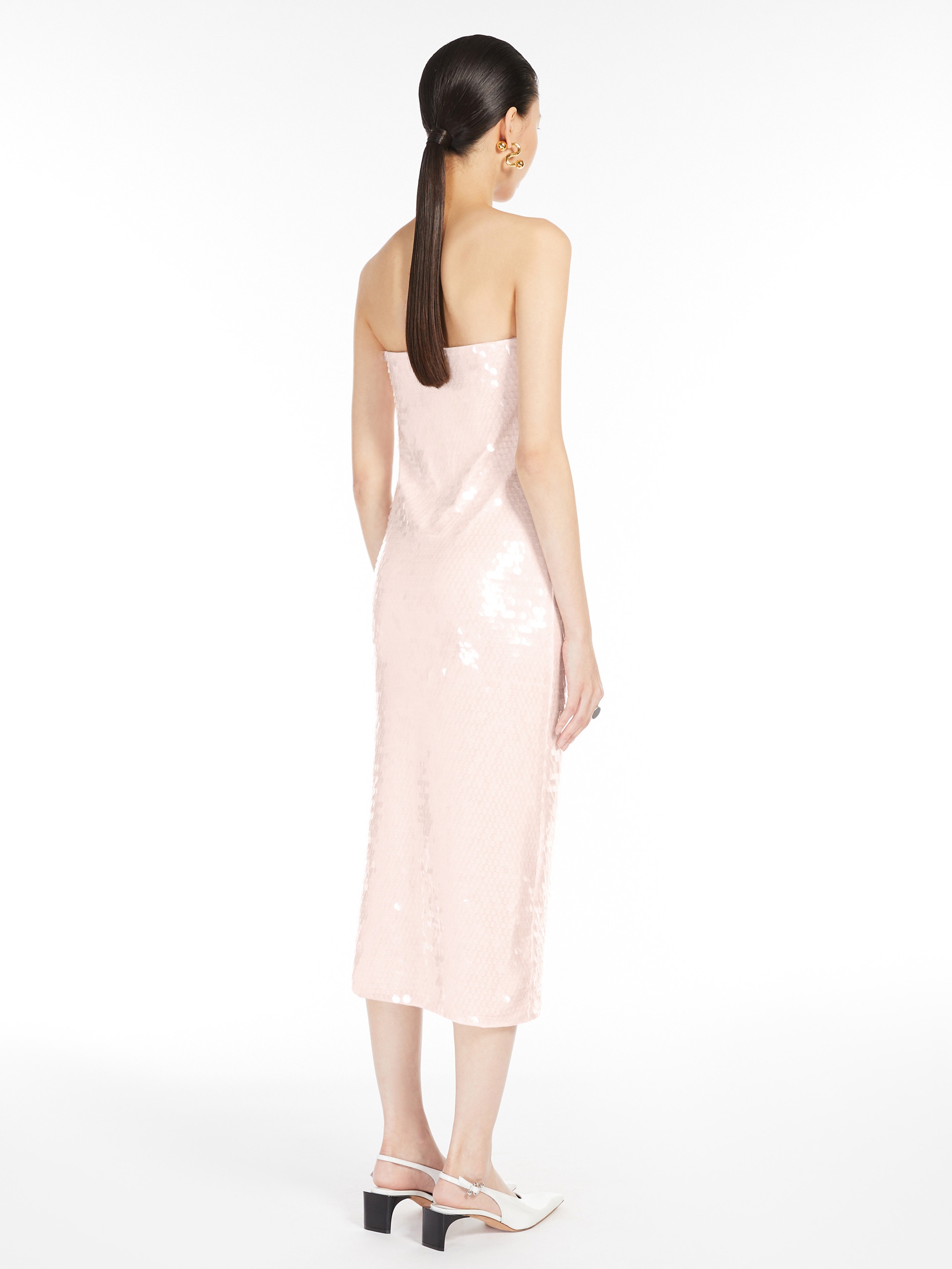 STEMMA Sequinned jersey dress - 4