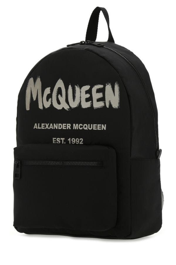 Black canvas Metropolitan backpack - 3