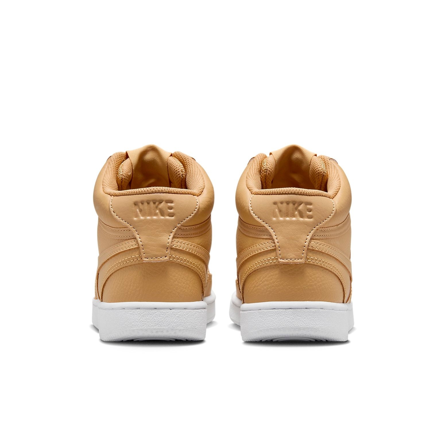 (WMNS) Nike Court Vision Mid Wheat CD5436-700 - 5