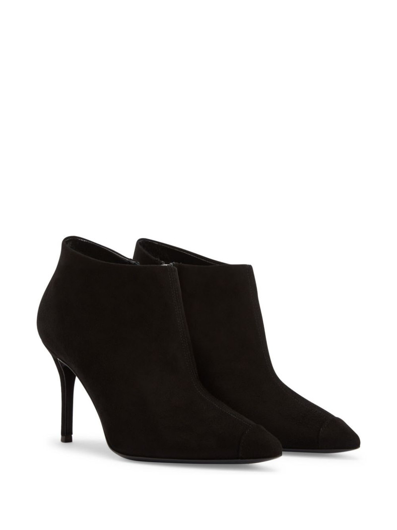 Giuseppe Zanotti Greek 105mm suede ankle boots outlook