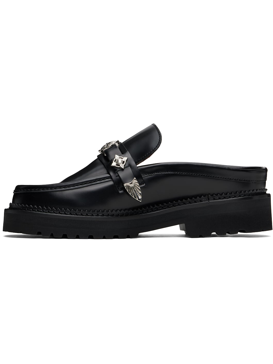 Black Polido Loafers - 3