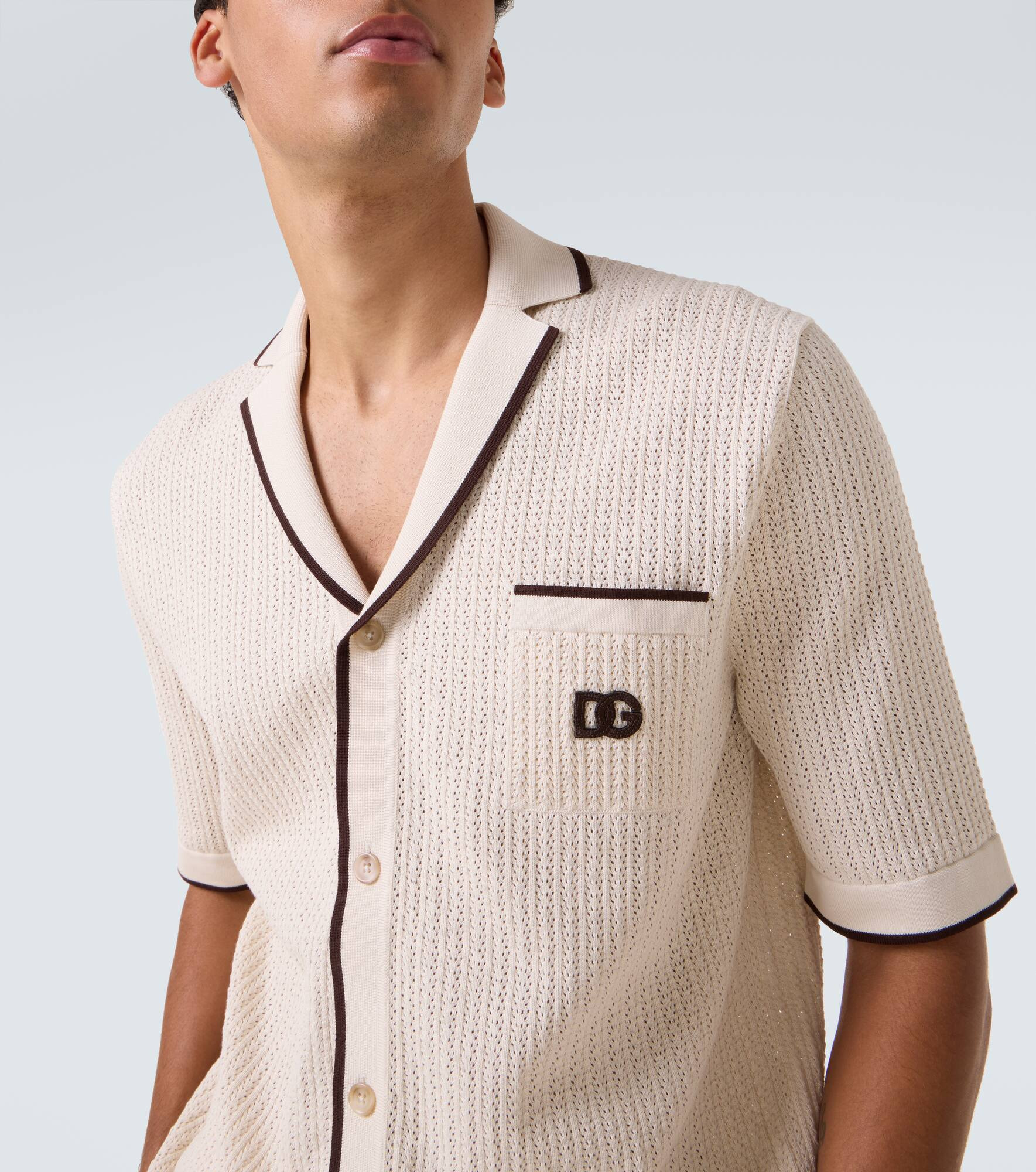 DG knitted cotton shirt - 5