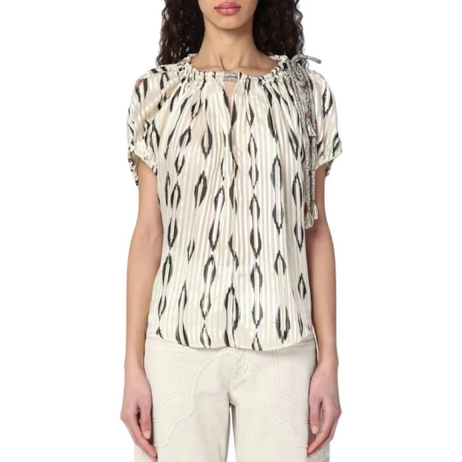 Isabel Marant Sonae Pleated Silk Blouse - 1