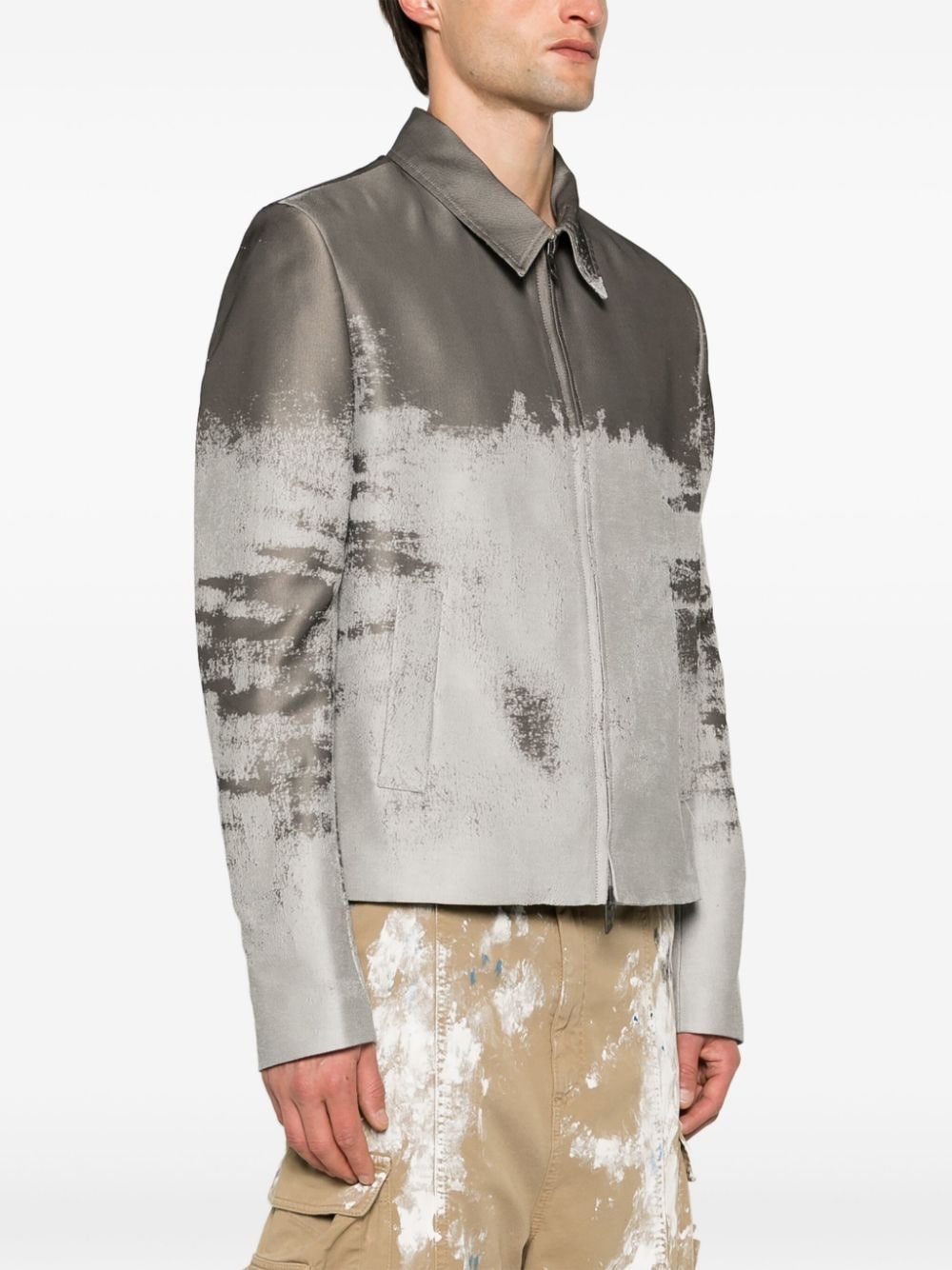 J-Pylon abstract-pattern jacket - 3