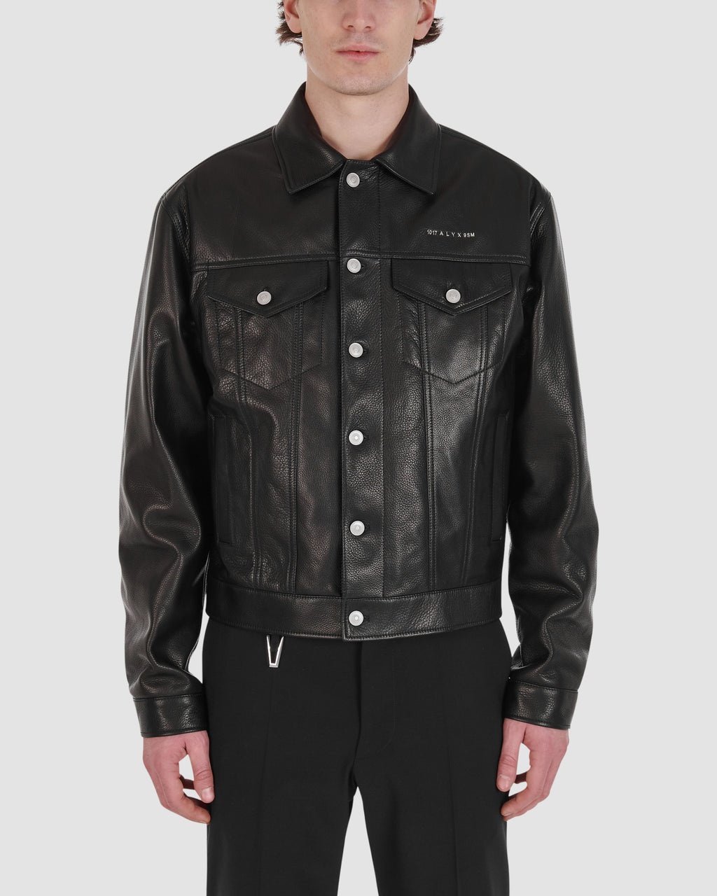 LEATHER TRUCKER JACKET - 2