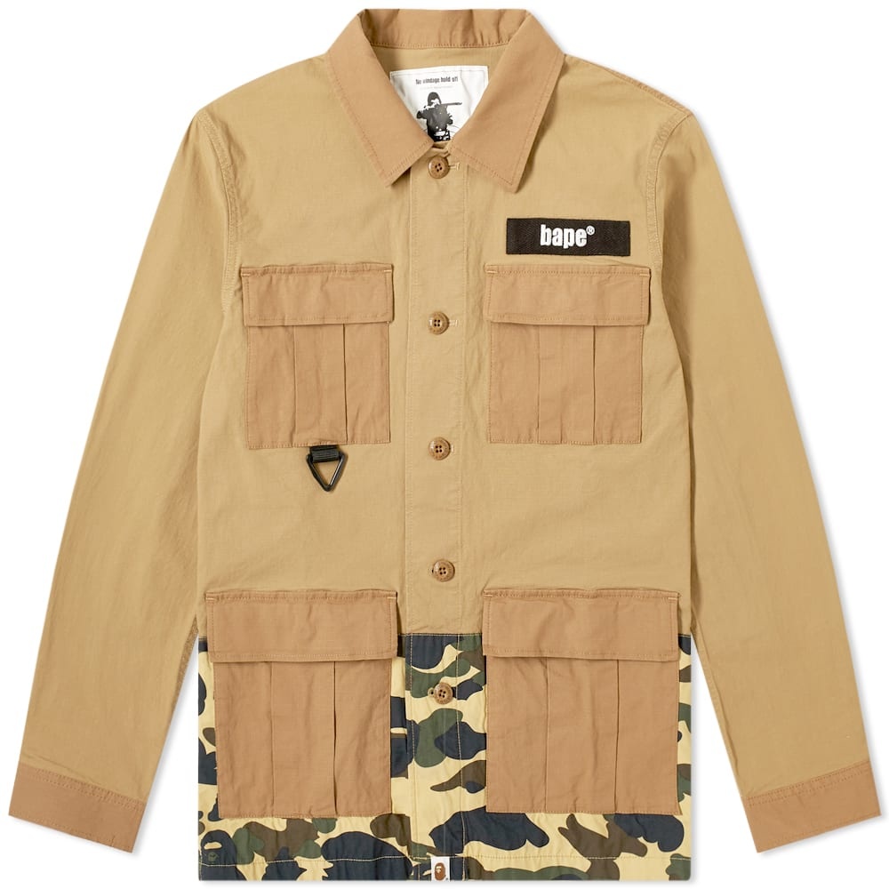 A Bathing Ape 1st Camo Military Shirt - 1