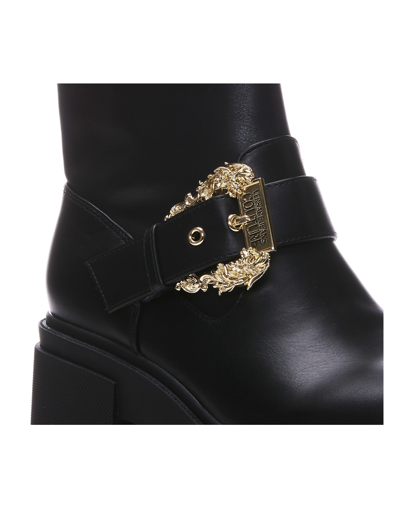 Barocco Buckle Booties - 3