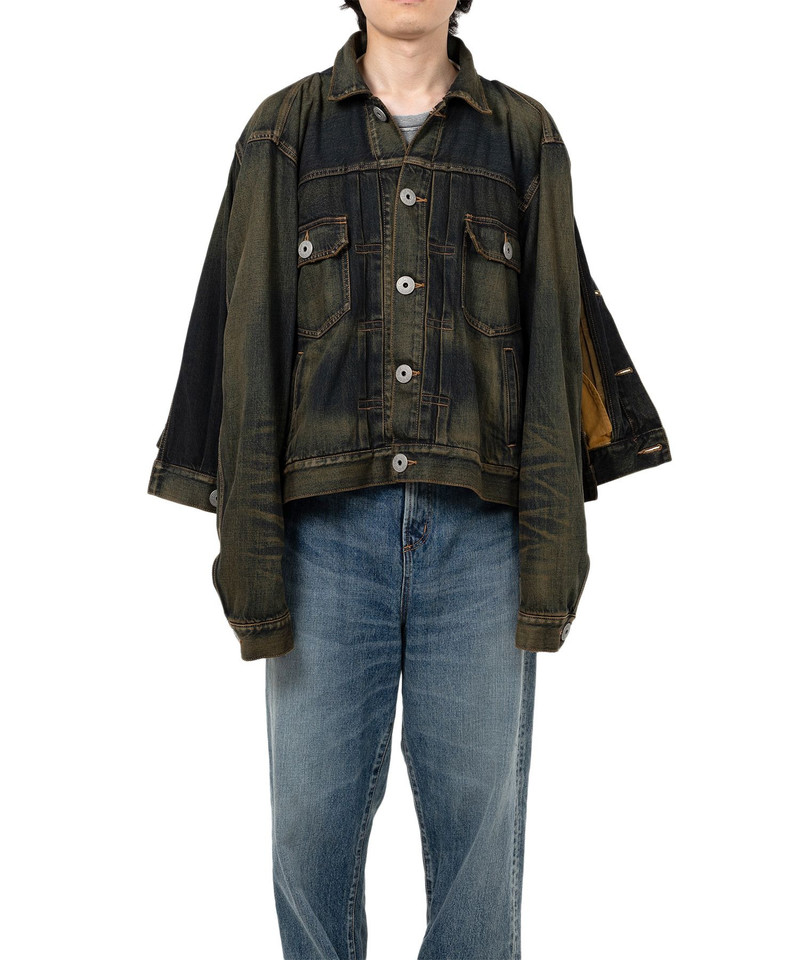 Front Layered Denim Jacket 16