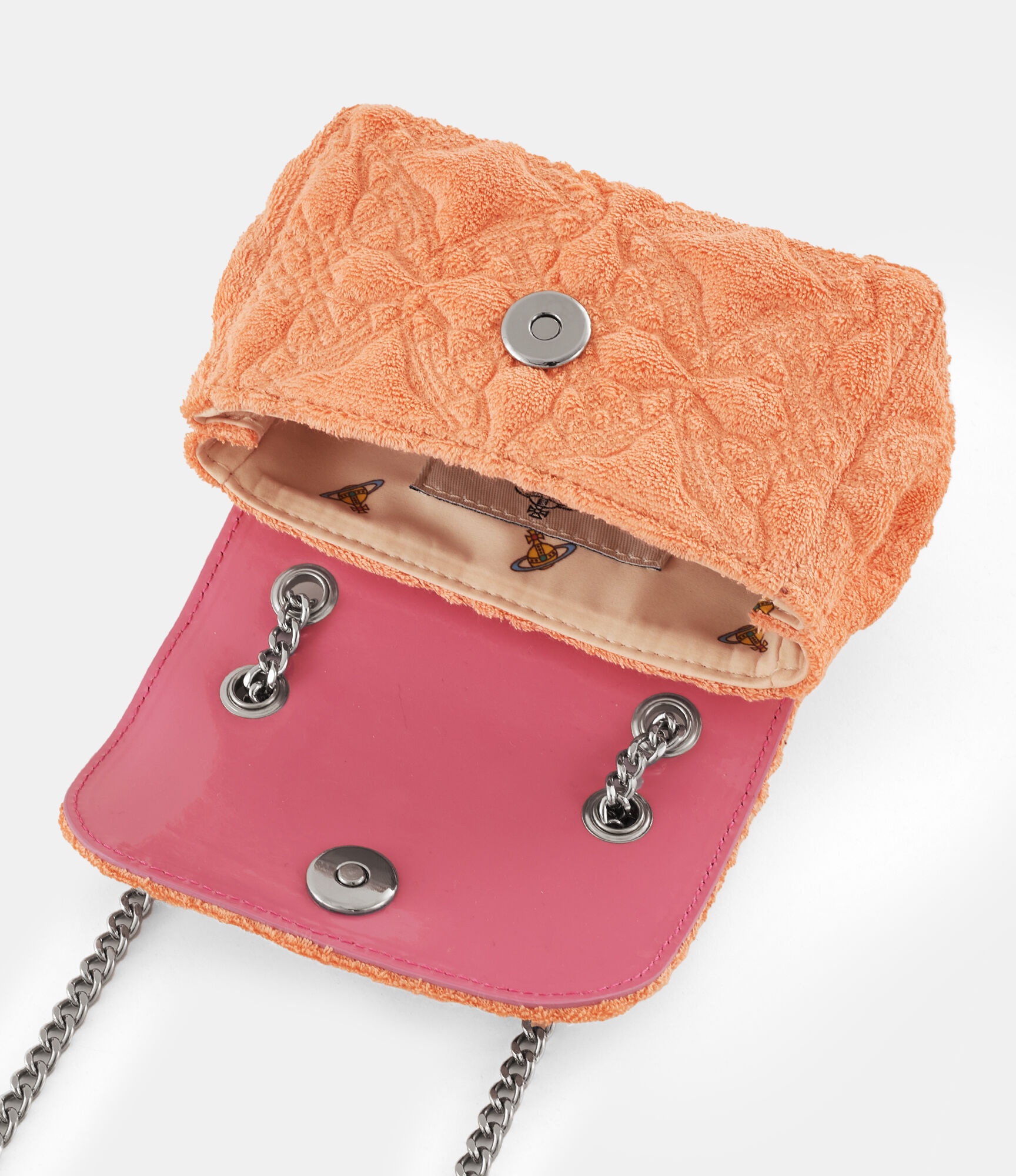 TOWELLING SMALL PURSE WITH CH - 3
