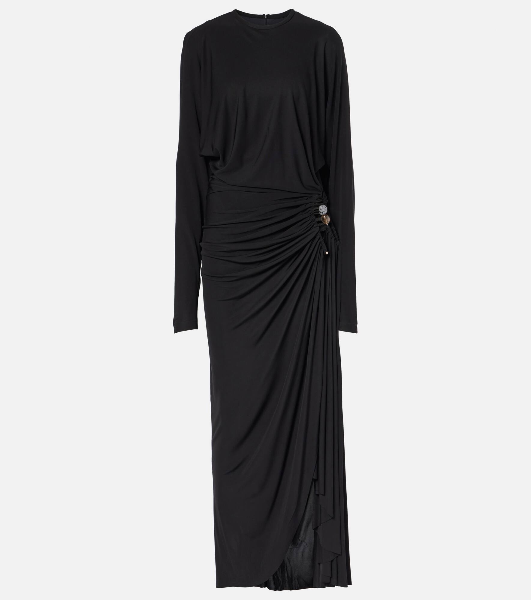 Helix embellished jersey maxi dress - 1