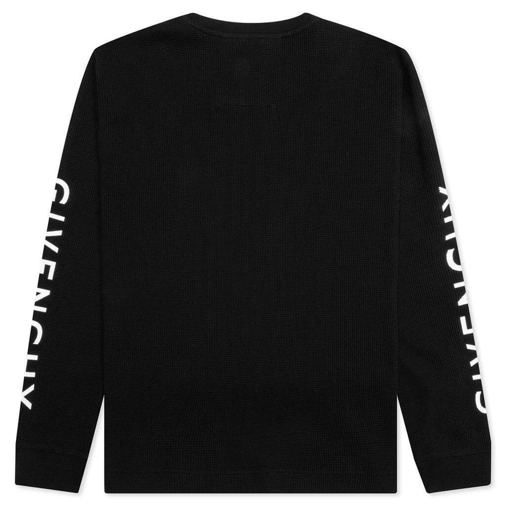 CLASSIC FIT L/S T-SHIRT - BLACK - 2