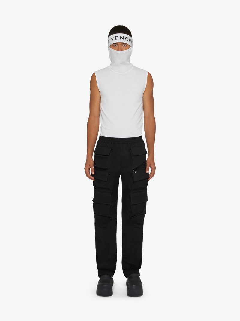 Givenchy SLEEVELESS BALACLAVA TOP WITH CUTS outlook