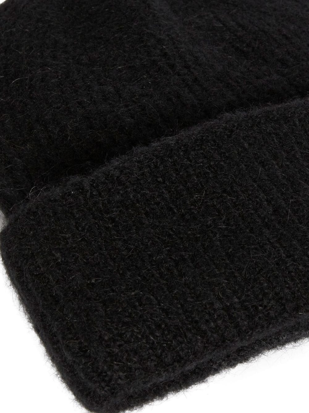 turn-up knitted beanie - 2