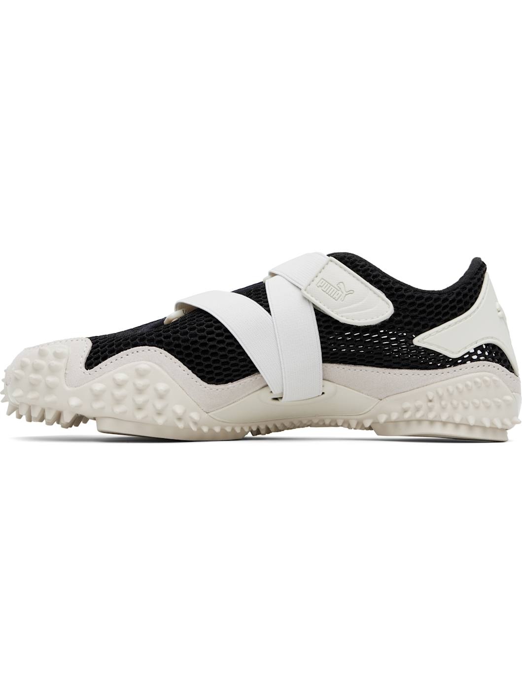 Black & Gray Mostro Mesh Sneakers - 3