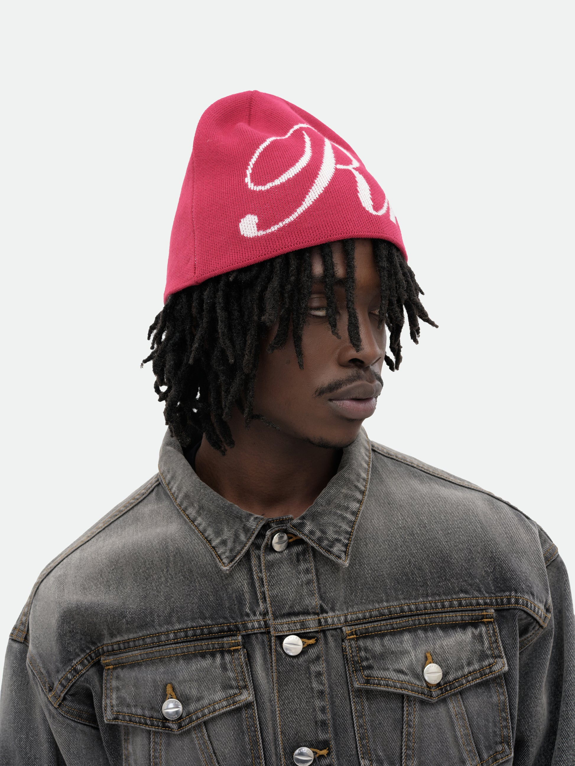 RHUDE SCRIPT KNIT BEANIE - 4