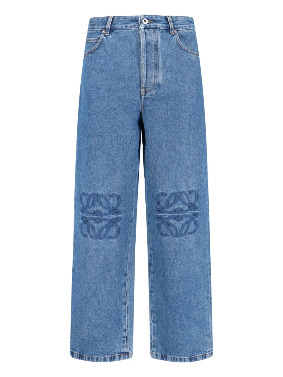 BAGGY 'ANAGRAM' JEANS - 1