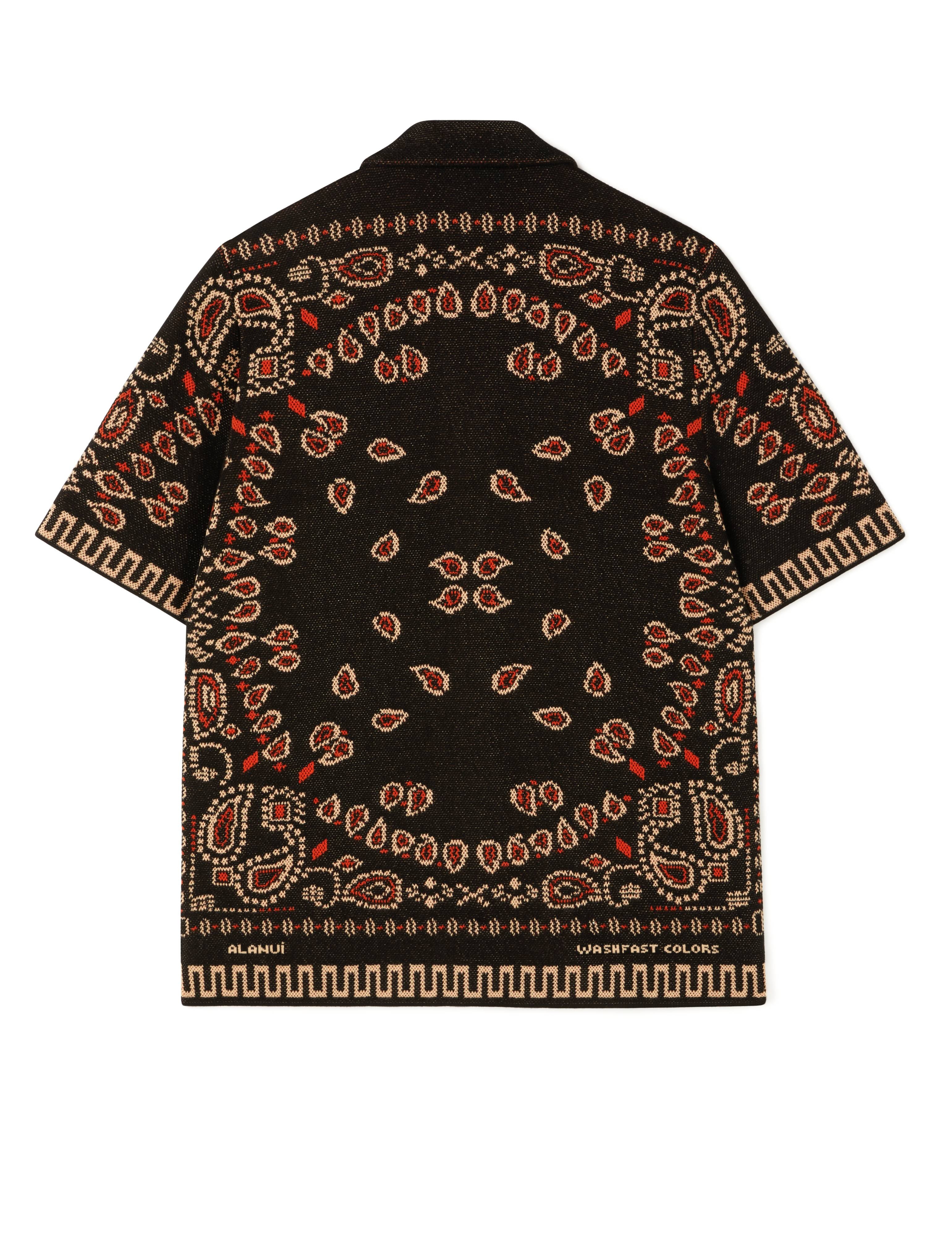 Cotton Piquet Bandana Shirt - 3